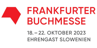 Logo der Frankfurter Buchmesse 2023 mit Ehrengast Slowenien