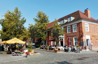 Potsdam - Holländisches Viertel mit Backsteinhäusern