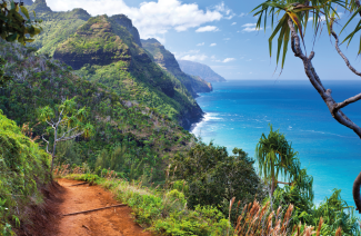 Na-Pali Coast Trail auf Kauai