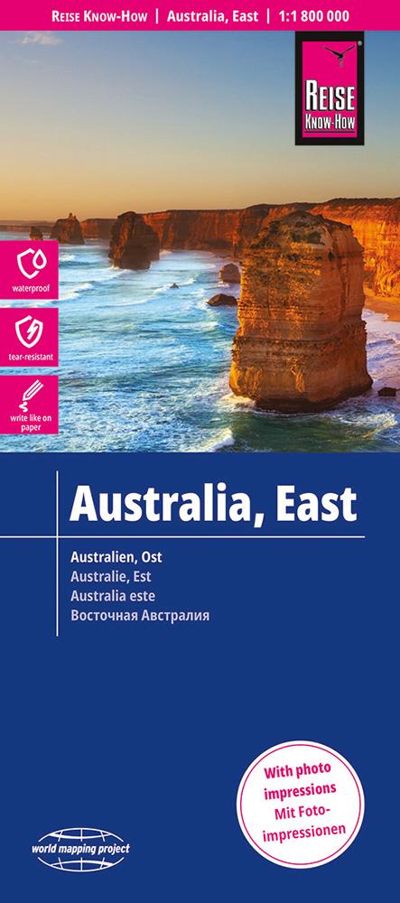 Landkarte Australien Ost Cover