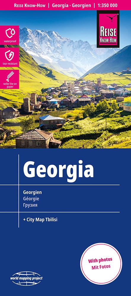 Landkarte Georgien 2024 Cover