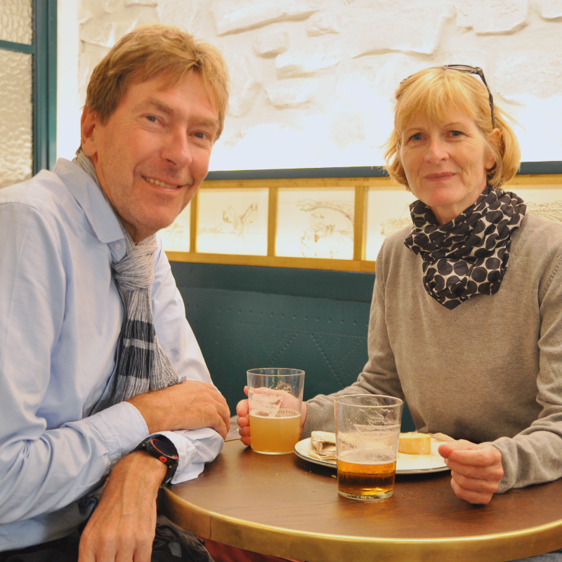 Hans-Jürgen Fründt mit Susanne Muxfeldt