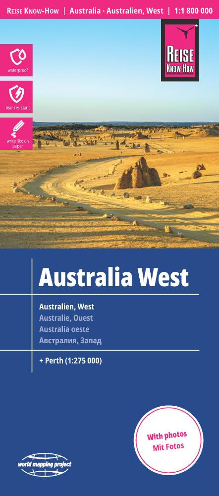 Cover Landkarte Australien West 2025