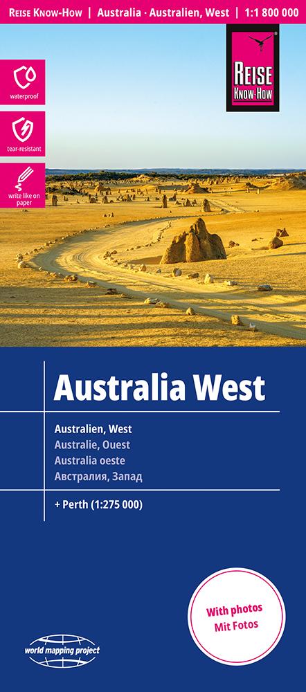 Landkarte Australien, West 2025 Cover