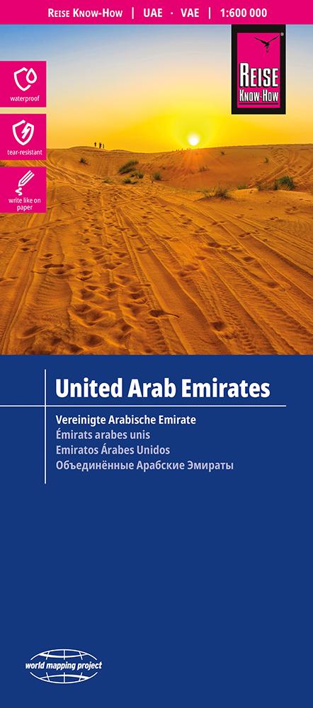 Landkarte Vereinigte Arabische Emirate 2025 Cover