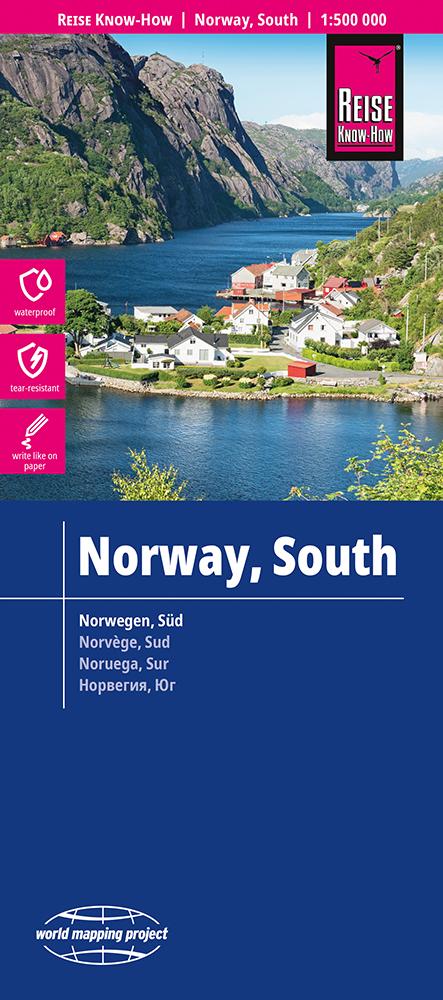 Landkarte Norwegen Süd 2025 Cover