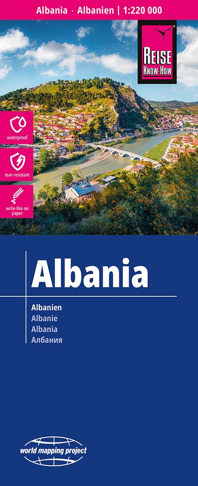 Landkarte Albanien 2025 Cover