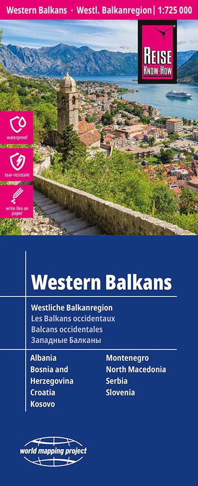 Landkarte Westliche Balkanregion 2025 Cover