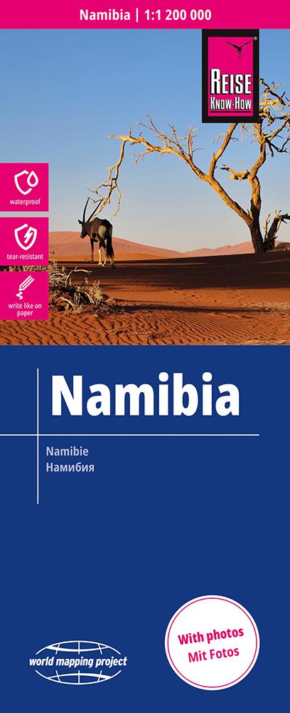 Landkarte Namibia 2025 Cover