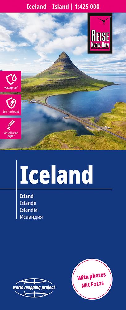 Landkarte Island 2025 Cover