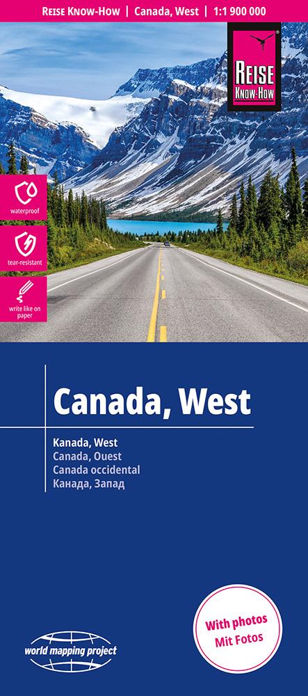 Landkarte Kanada West 2026 Cover