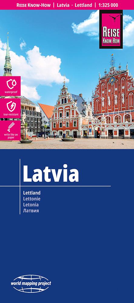 Landkarte Lettland 2026 Cover