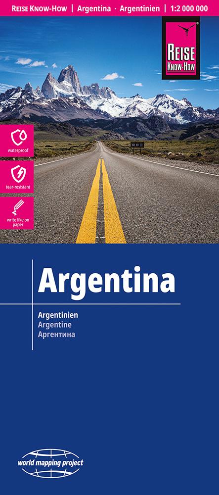 Cover Landkarte Argentinien