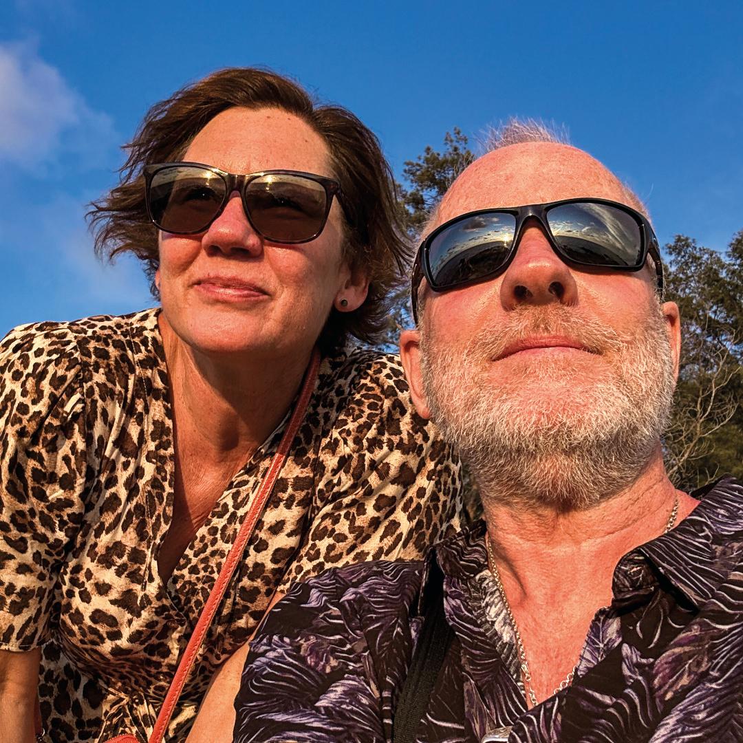 Autorin Klaudia Homann mit Eberhard Homann