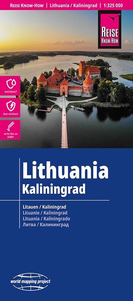Cover Landkarte Litauen und Kaliningrad