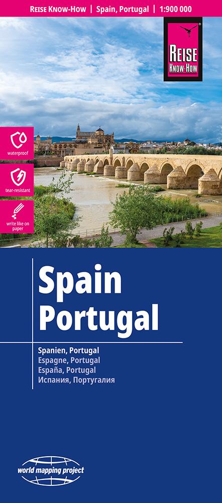 Cover Landkarte Spanien und Protugal