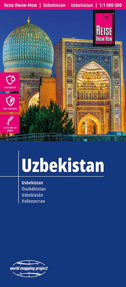 Landkarte Uzbekistan Cover 2026