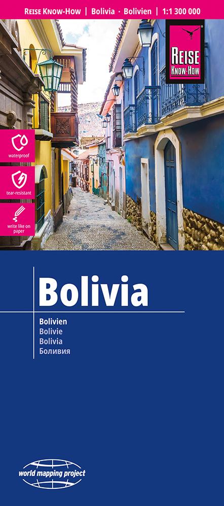 Landkarte Bolivien 2026 Cover