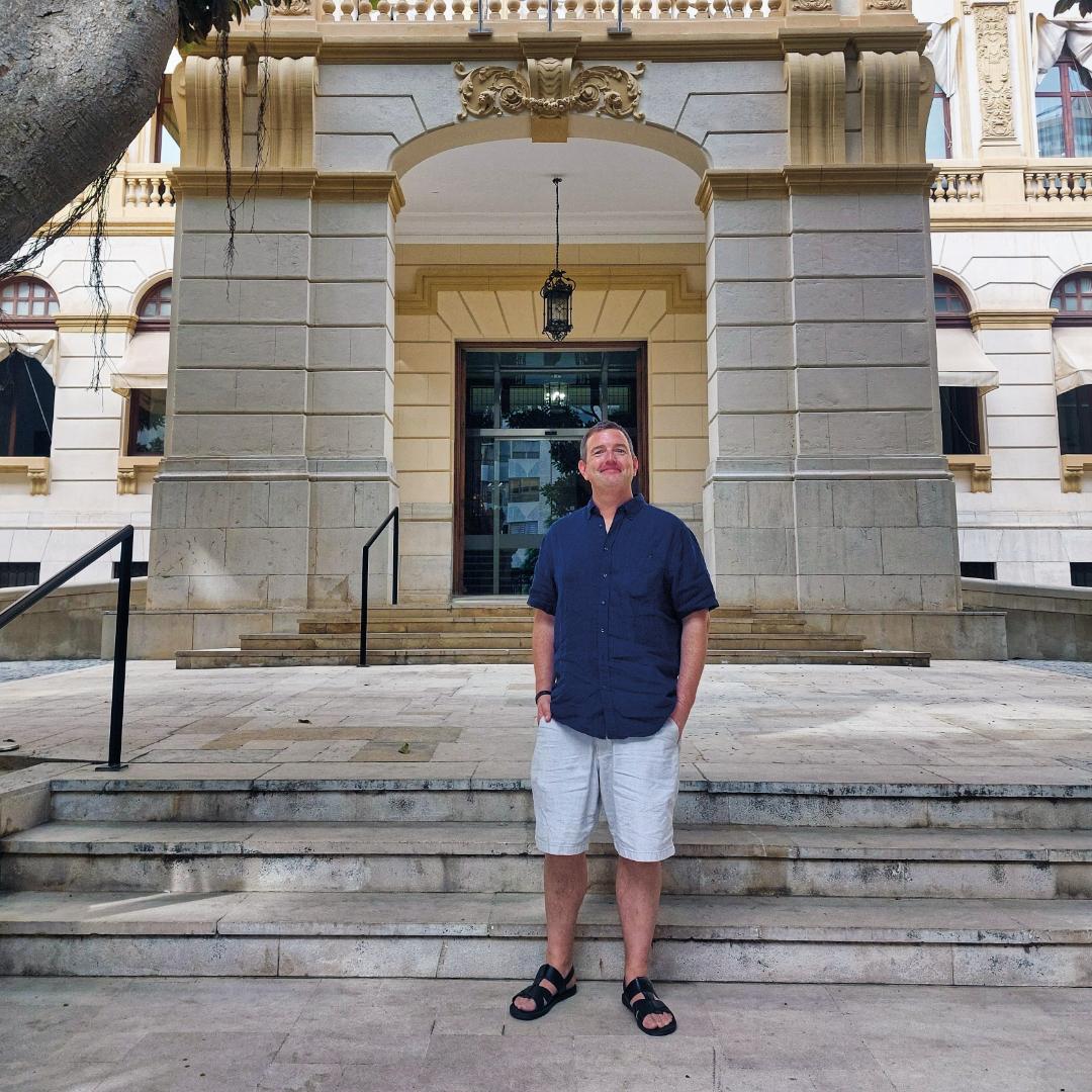 Autor Jan Henkel auf Reisen