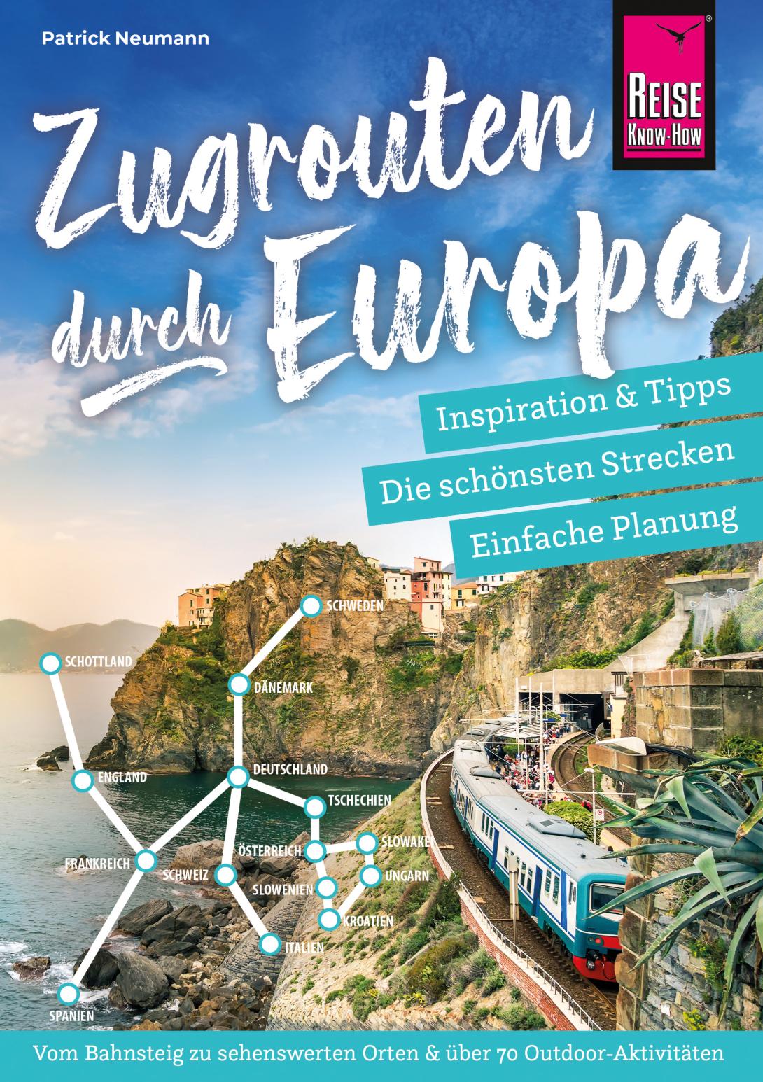 Buchcover Zugrouten durch Europa
